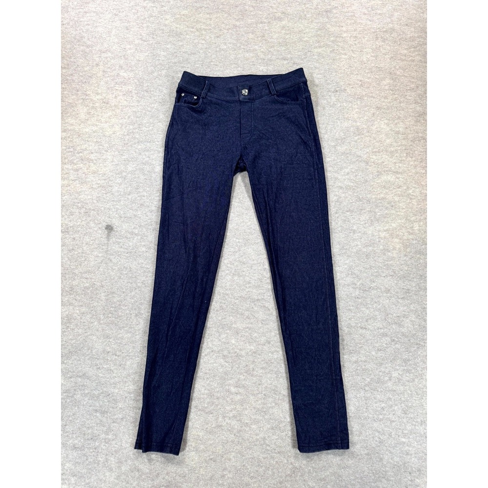 Yelete Skinny Jeans Womens 26x26.5 Blue Denim Cotton Stretch Dark Wash 5 Pockets